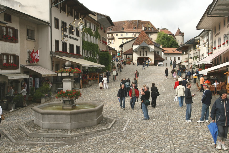 Fribourg Switzerland Main Street